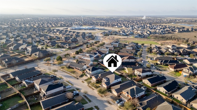 4011 Ridgetop Dr, Heartland, TX 75126 - bird's eye view with a residential view