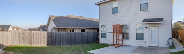 4011 Ridgetop Dr, Heartland, TX 75126 - exterior space with a patio area, a yard, and a fenced backyard
