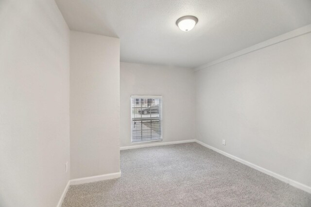 unfurnished room featuring baseboards and carpet flooring