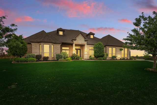 532 Westcreek Ln, Northlake, TX 76226 - view of front of home with brick siding and a yard