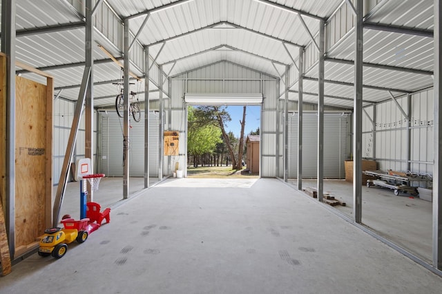 236 Homesite Rd, Pottsboro, TX 75076 - garage featuring metal wall