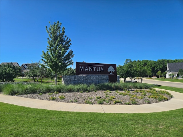 1847 Cole Rd, Van Alstyne, TX 75495 - community sign featuring a lawn