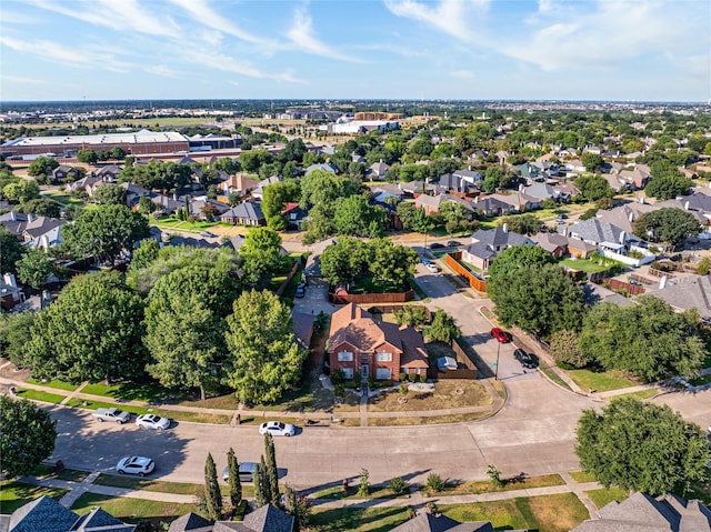 bird's eye view featuring a residential view