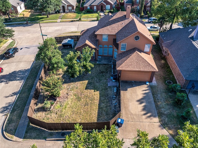 drone / aerial view featuring a residential view