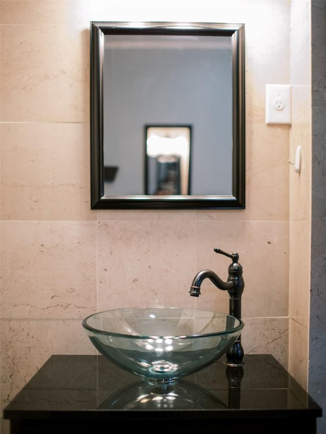 bathroom with a sink