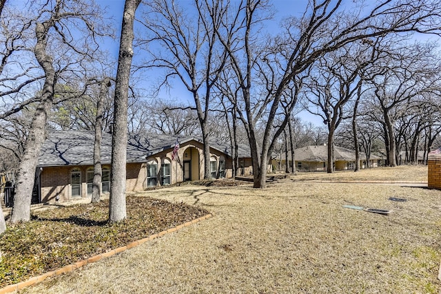 view of front of property with brick siding