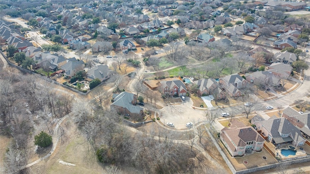 birds eye view of property featuring a residential view