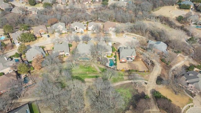 birds eye view of property featuring a residential view