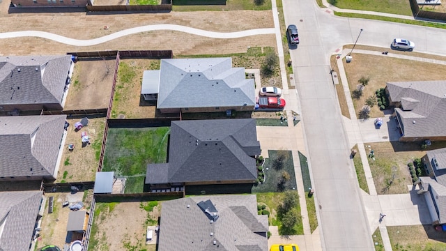 aerial view featuring a residential view