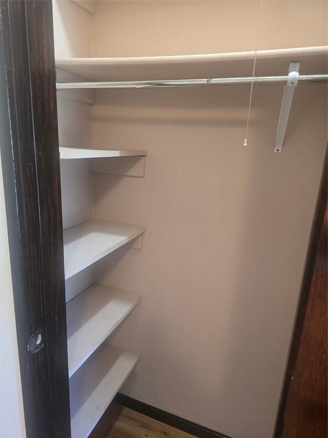 view of closet