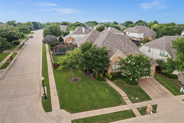 drone / aerial view featuring a residential view