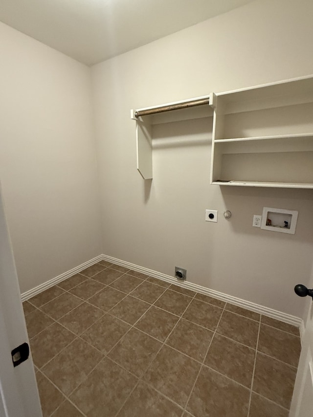 231 Archer Way, Forney, TX 75126 - clothes washing area with washer hookup, laundry area, baseboards, and electric dryer hookup