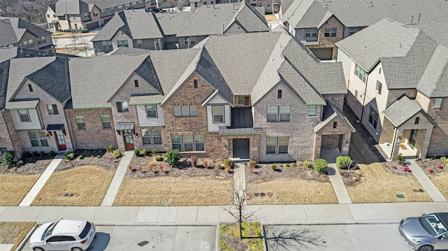 drone / aerial view featuring a residential view