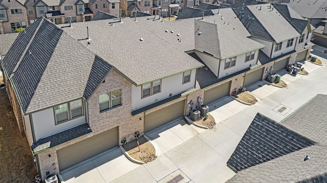 drone / aerial view featuring a residential view