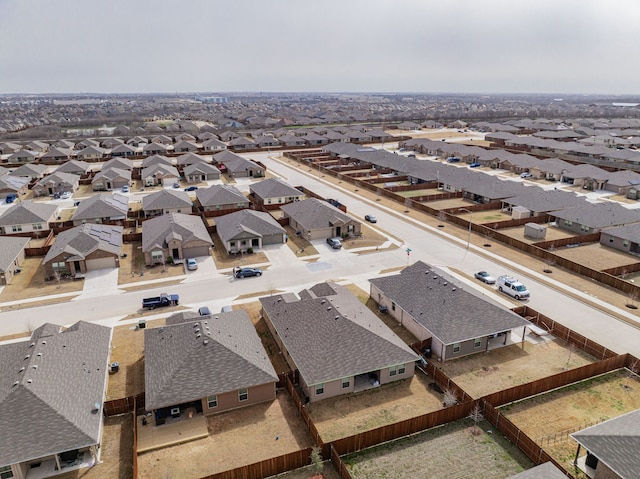 birds eye view of property featuring a residential view