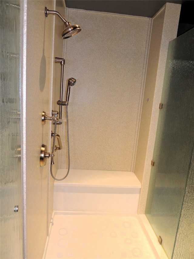 full bath with a stall shower