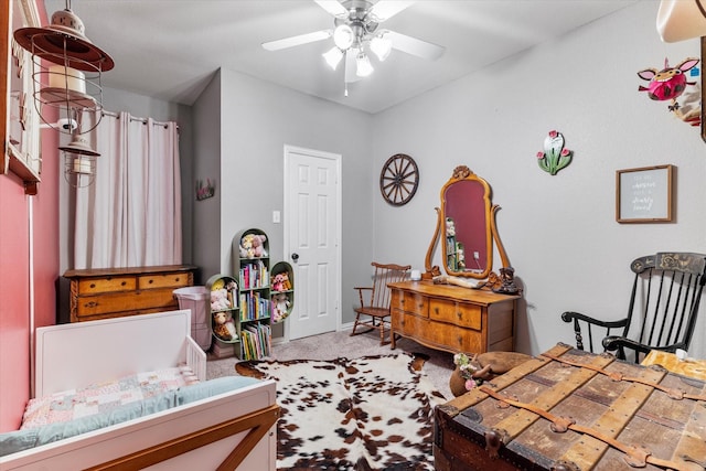 2604 Leisure Ln, Little Elm, TX 75068 - bedroom with carpet flooring, a ceiling fan, and baseboards