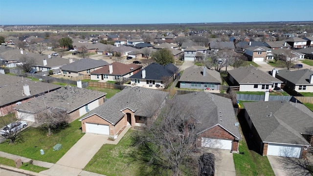 birds eye view of property featuring a residential view