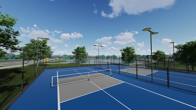 1817 Forest Wood, Mesquite, TX 75181 - view of tennis court featuring community basketball court