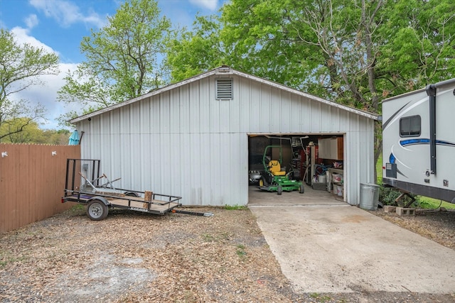 exterior space with fence