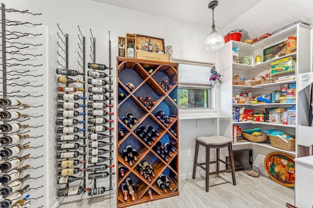 wine cellar featuring baseboards