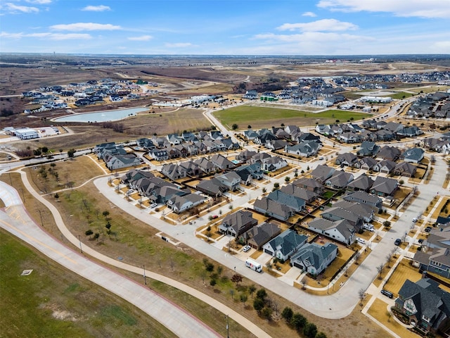 bird's eye view featuring a residential view