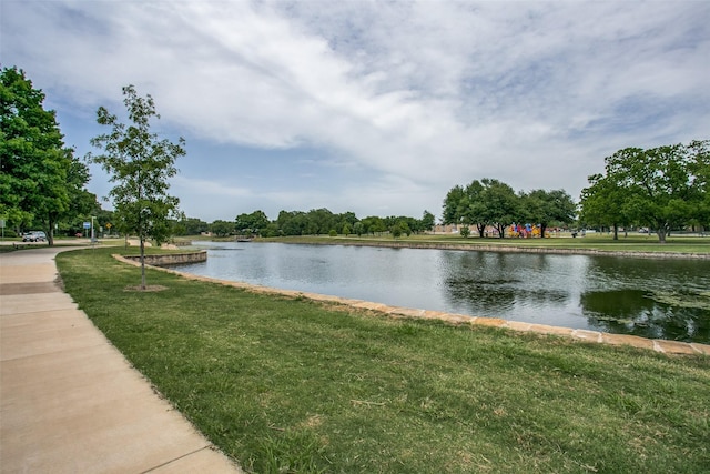 property view of water