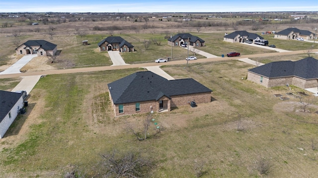 drone / aerial view featuring a rural view