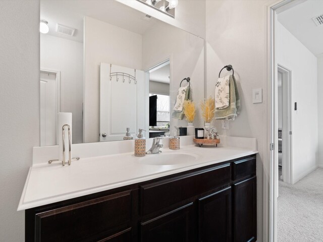 14157 Stallion Ridge Dr, Dallas, TX 75253 - bathroom with vanity and visible vents