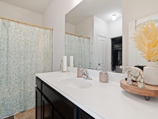 14157 Stallion Ridge Dr, Dallas, TX 75253 - bathroom featuring vanity and a spacious closet