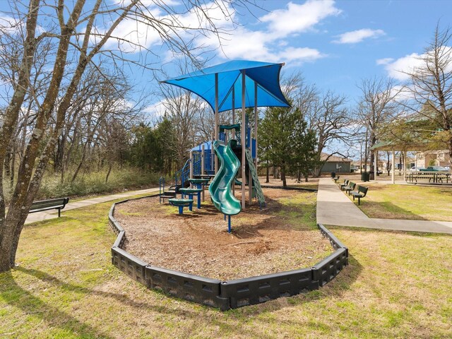 14157 Stallion Ridge Dr, Dallas, TX 75253 - community jungle gym featuring a yard