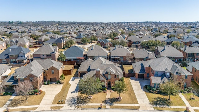 birds eye view of property featuring a residential view