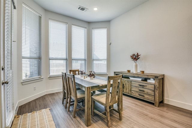1913 Recioto Dr, Mclendon Chisholm, TX 75032 - dining room with baseboards, plenty of natural light, and light wood-style flooring