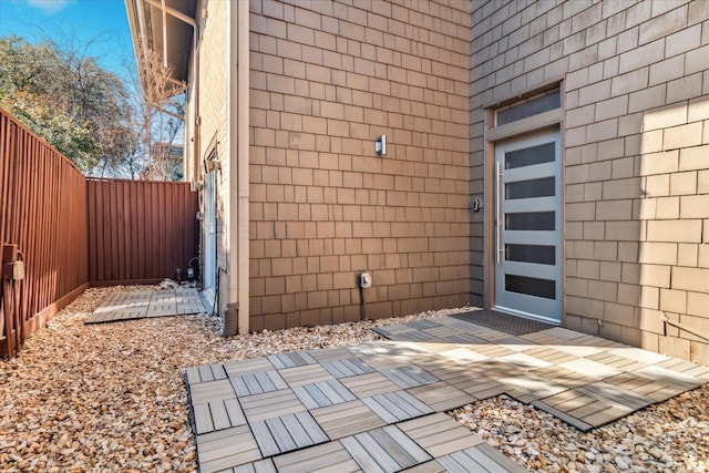 view of patio / terrace featuring a fenced backyard