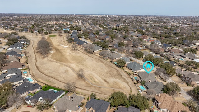 bird's eye view featuring a residential view