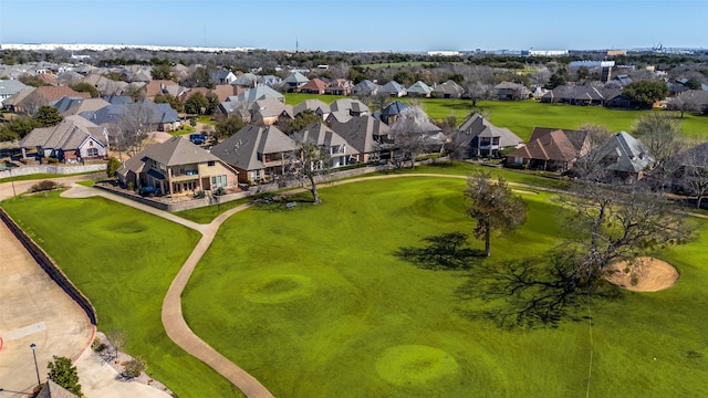 birds eye view of property featuring a residential view