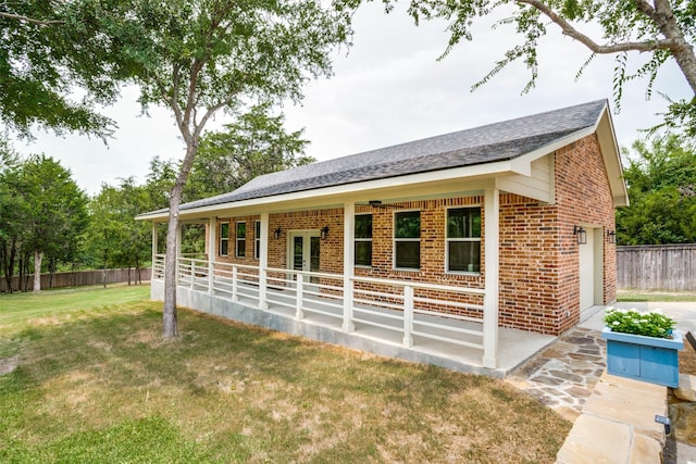 view of stable