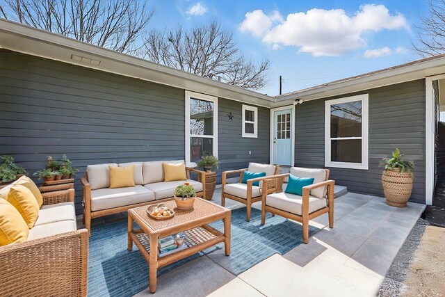 view of patio / terrace with outdoor lounge area