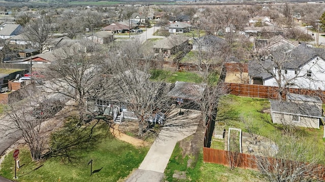 birds eye view of property featuring a residential view