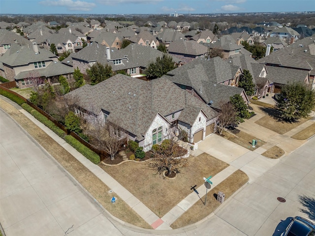 drone / aerial view featuring a residential view