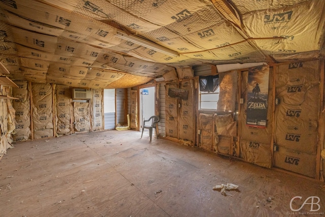 miscellaneous room featuring a wall mounted air conditioner