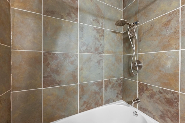 interior details with  shower combination