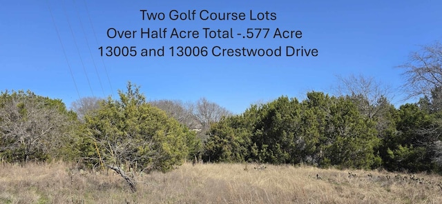 13005 Crestwood Dr, Whitney TX, 76692 land for sale