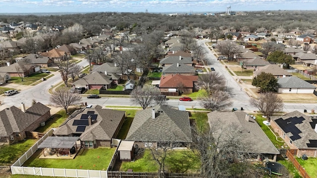 drone / aerial view featuring a residential view