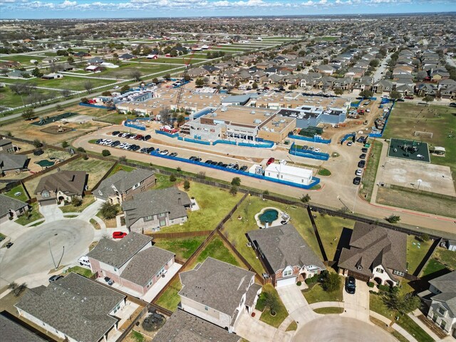 bird's eye view featuring a residential view