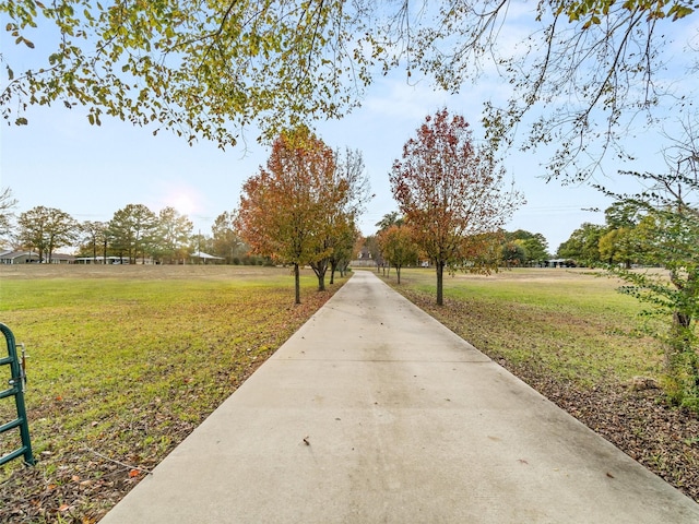 view of street with driveway