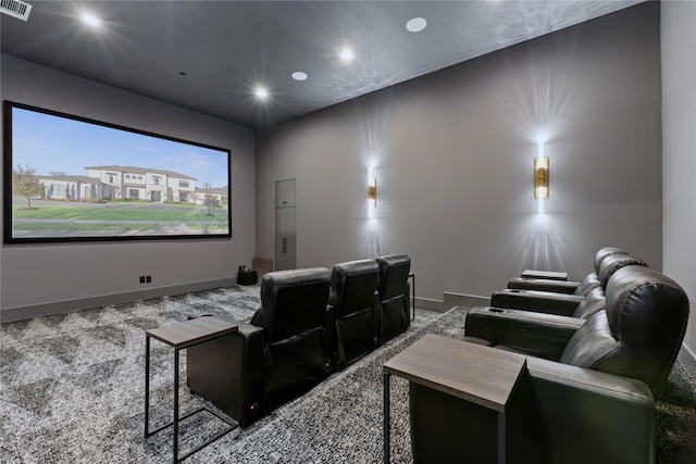 804 Kimball Ct, Allen, TX 75013 - home theater with carpet flooring, recessed lighting, and baseboards