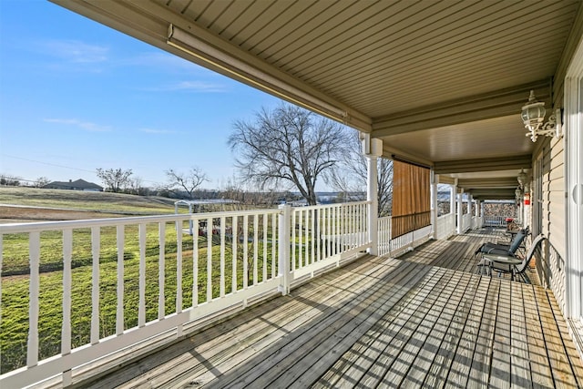 view of deck