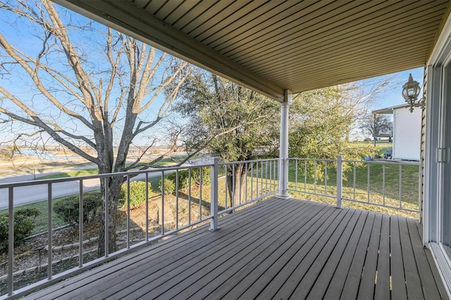 view of deck