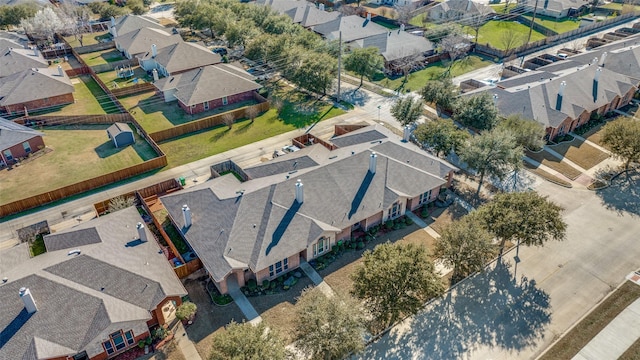 birds eye view of property featuring a residential view